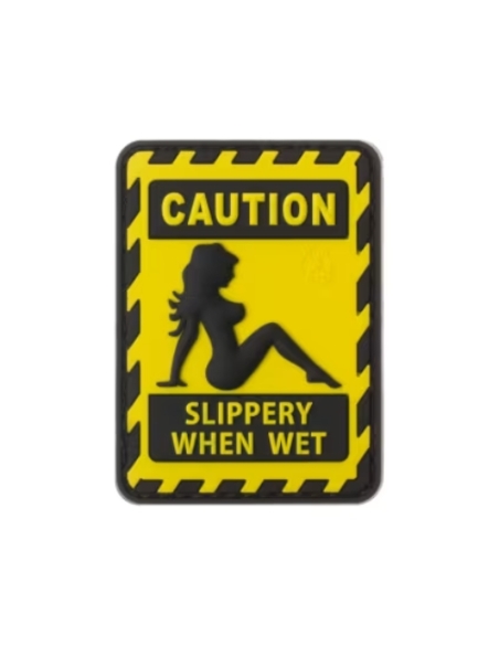 Parche de Goma 3D SLIPPERY WHEN WET JTG