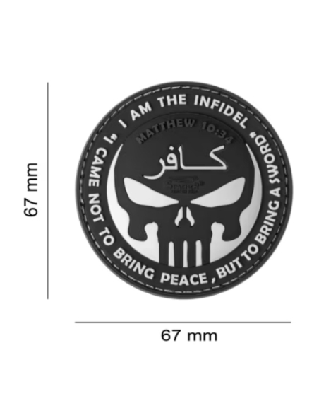 Parche de Goma 3D THE INFIDEL PUNISHER JTG