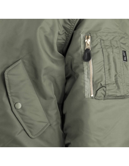 Cazadora Bomber MILTEC US MA1 Verde