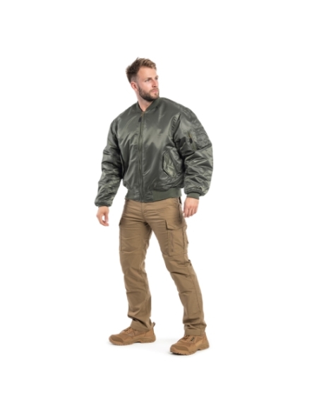 Cazadora Bomber MILTEC US MA1 Verde