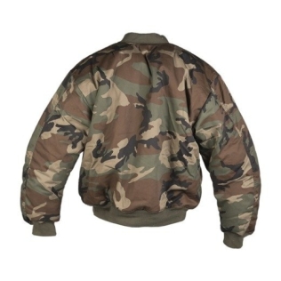 Cazadora Bomber MILTEC US MA1 Woodland 2